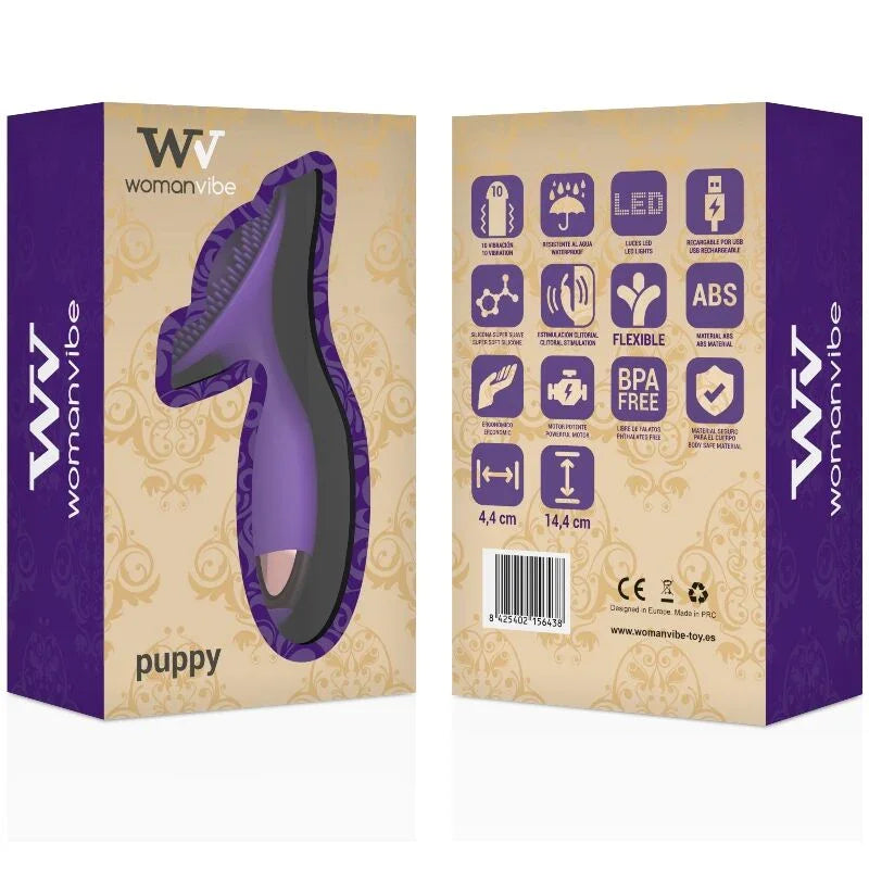 WOMANVIBE - PUPPY ESTIMULADOR RECARGABLE SILICONA - Nuvica