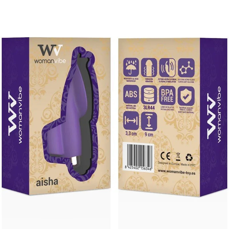 WOMANVIBE - AISHA DEDAL ESTIMULADOR SILICONA - Nuvica