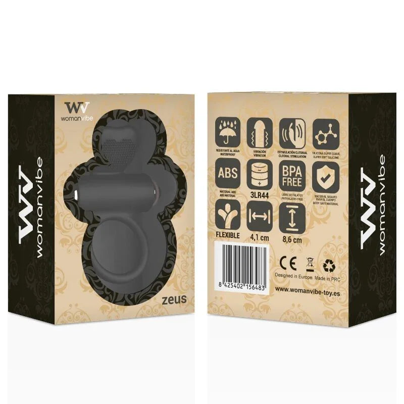 WOMANVIBE - ZEUS ANILLO VIBRADOR SILICONA - Nuvica