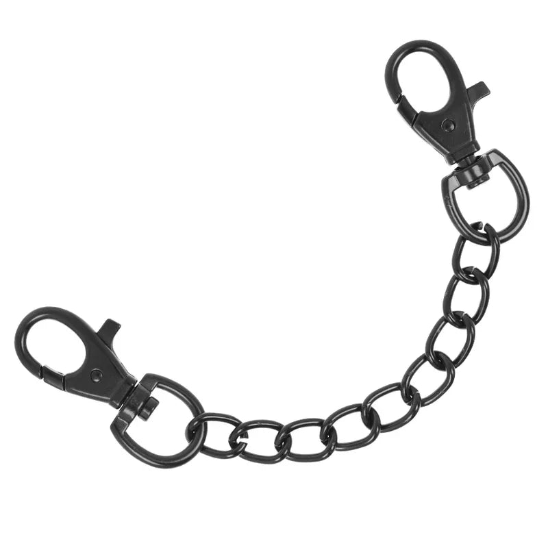 FETISH SUBMISSIVE DARK ROOM - ESPOSAS TOBILLOS CUERO VEGANO CON FORRO DE NEOPRENO - Nuvica