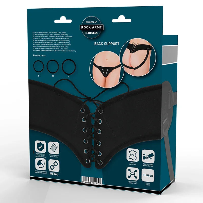 ROCKARMY - ARNÉS AJUSTABLE Y ANILLOS FLEXIBLES - Nuvica