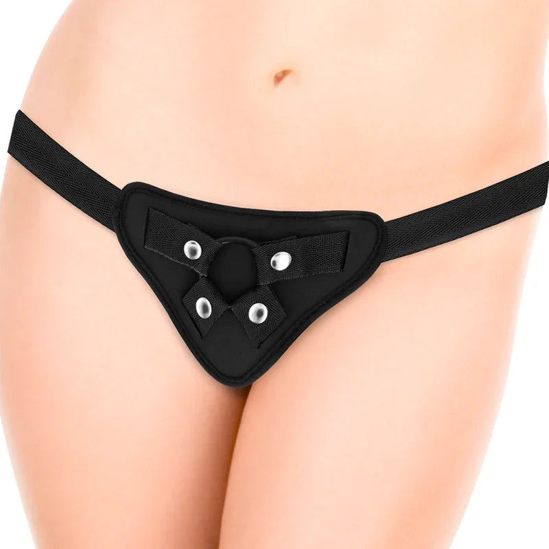 ROCKARMY - ARNÉS + DUAL DENSITY LEOPARD DILDO REALISTA 23 CM -O- 4.77 CM - Nuvica