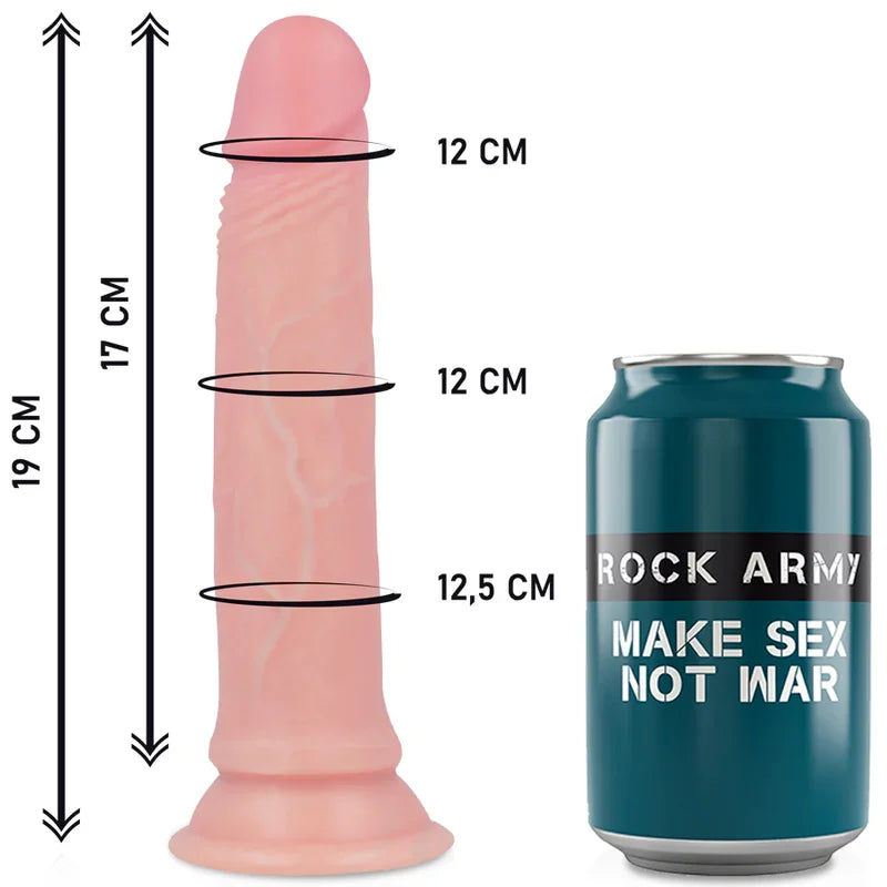 ROCKARMY - HARNESS + LIQUID SILICONE DILDO PREMIUM AVENGER 19 CM -O- 3.98 CM - Nuvica