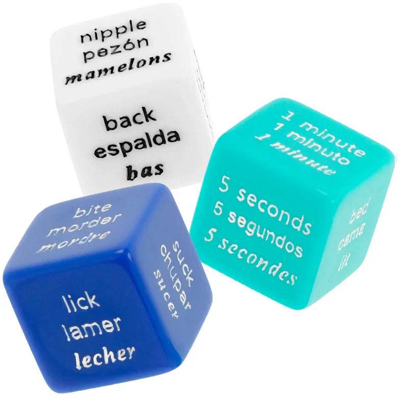 WATERFEEL - JUEGO DE DADOS ERÓTICOS ES/FR/EN - Nuvica