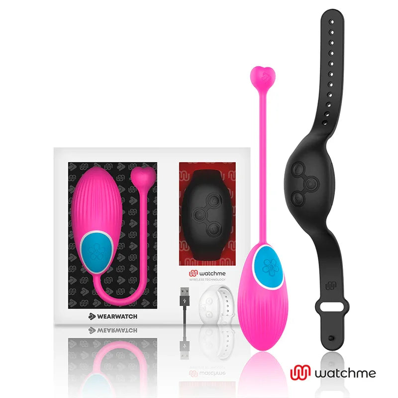 WEARWATCH - HUEVO CONTROL REMOTO TECHNOLOGY WATCHME FUCSIA / AZABACHE - Nuvica