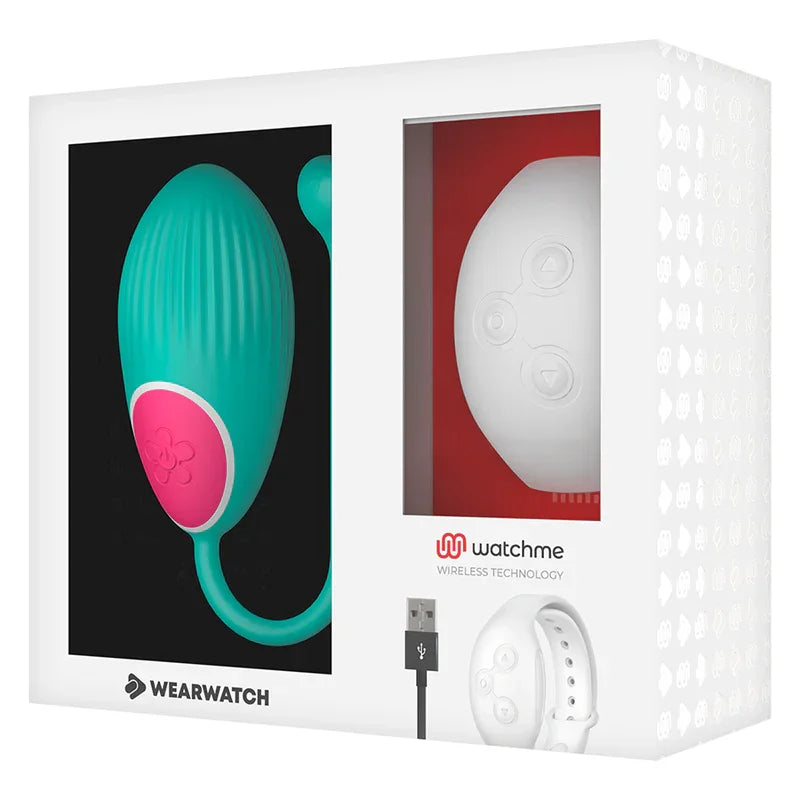 WEARWATCH - HUEVO CONTROL REMOTO TECHNOLOGY WATCHME AGUA MARINA / NÍVEO - Nuvica
