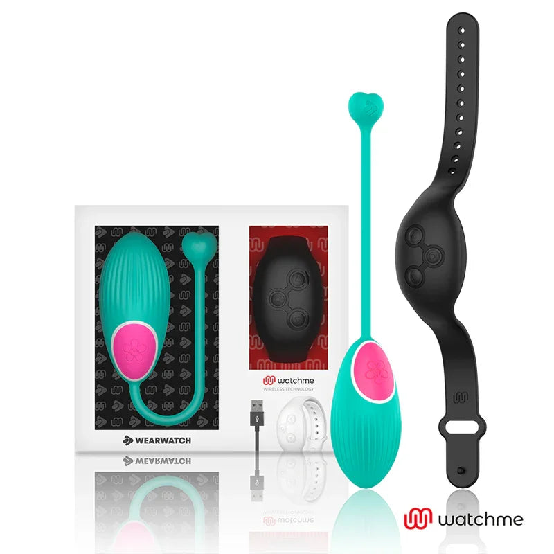 WEARWATCH - HUEVO CONTROL REMOTO TECHNOLOGY WATCHME AGUA MARINA / AZABACHE - Nuvica