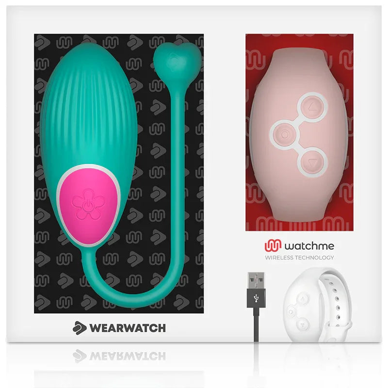 WEARWATCH - HUEVO CONTROL REMOTO TECHNOLOGY WATCHME AGUA MARINA / ROSA - Nuvica