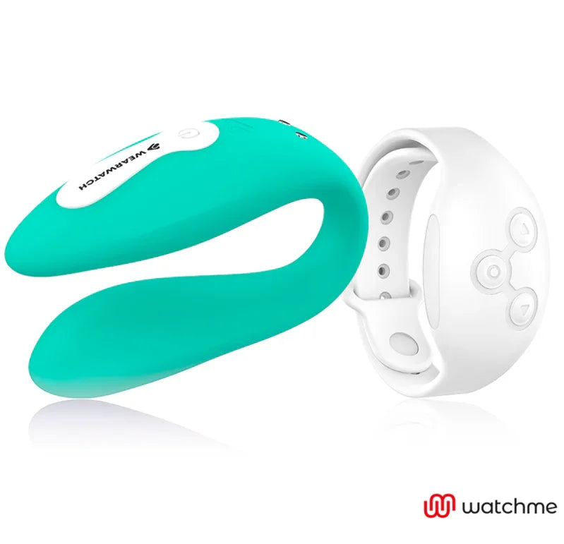 WEARWATCH - VIBRADOR DUAL TECHNOLOGY WATCHME AGUA MARINA / NÍVEO - Nuvica