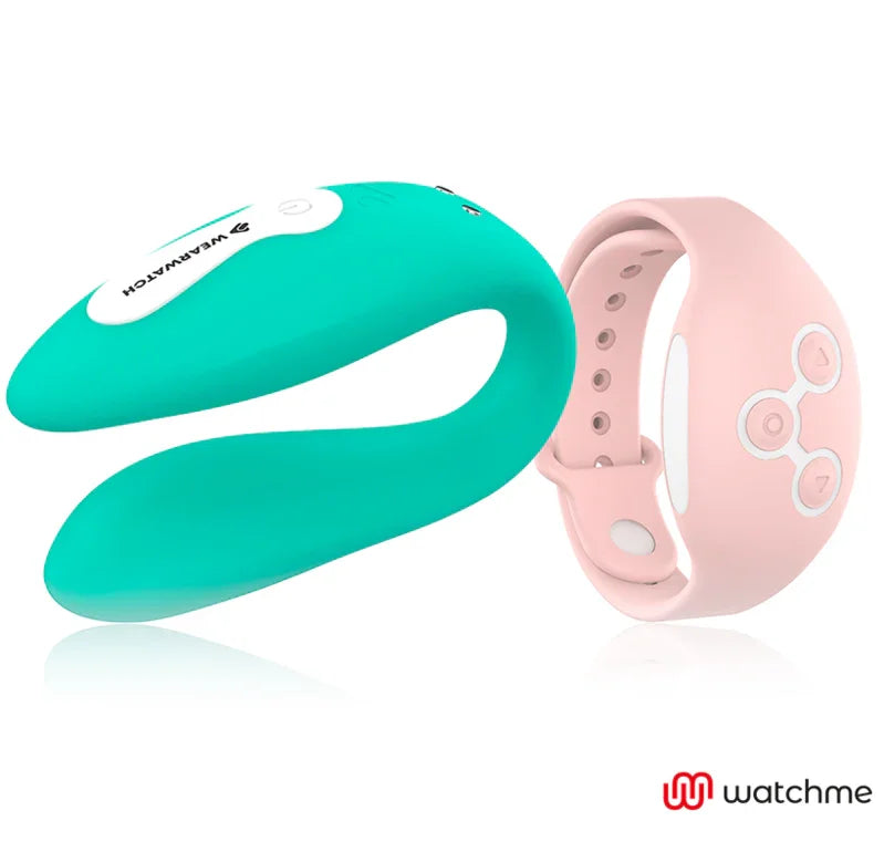 WEARWATCH - VIBRADOR DUAL TECHNOLOGY WATCHME AGUA MARINA / ROSA - Nuvica