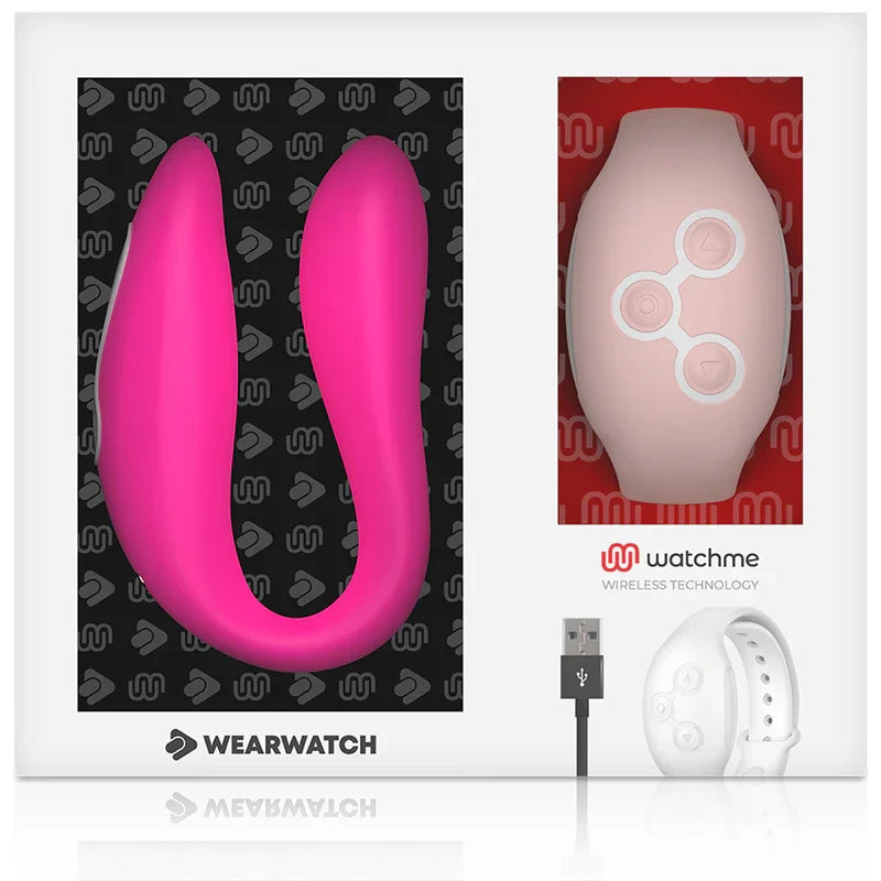 WEARWATCH - VIBRADOR DUAL TECHNOLOGY WATCHME FUCSIA / ROSA - Nuvica