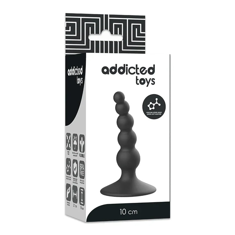 ADDICTED TOYS - ANAL SEXUAL PLUG 10 CM NEGRO - Nuvica