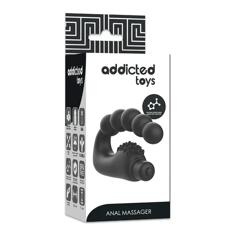 ADDICTED TOYS - MASAJEADOR ANAL PROSTÁTICO CON VIBRACIÓN - Nuvica