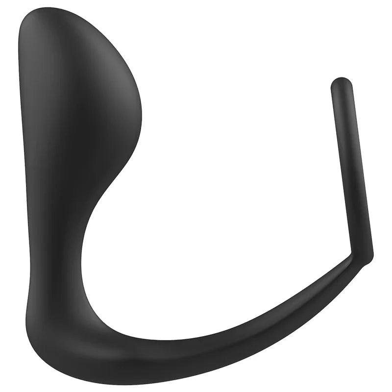 ADDICTED TOYS - PLUG ANAL CON ANILLO SILICONA NEGRO - Nuvica