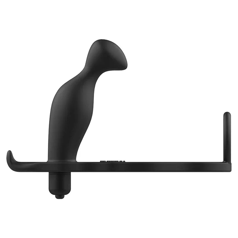 ADDICTED TOYS - PLUG ANAL CON ANILLO SILICONA NEGRO 12 CM - Nuvica
