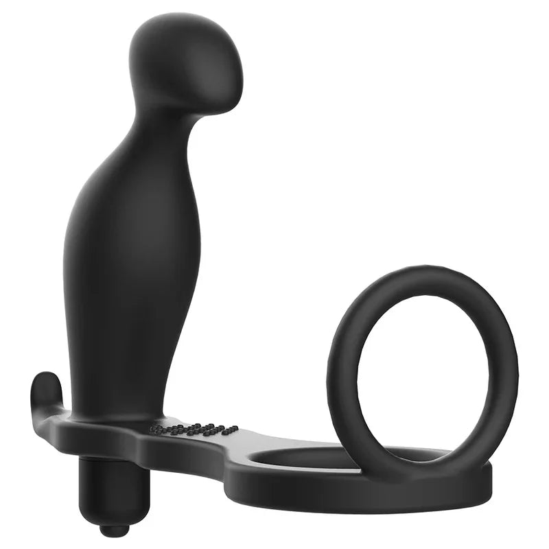 ADDICTED TOYS - PLUG ANAL CON ANILLO SILICONA NEGRO 12 CM - Nuvica