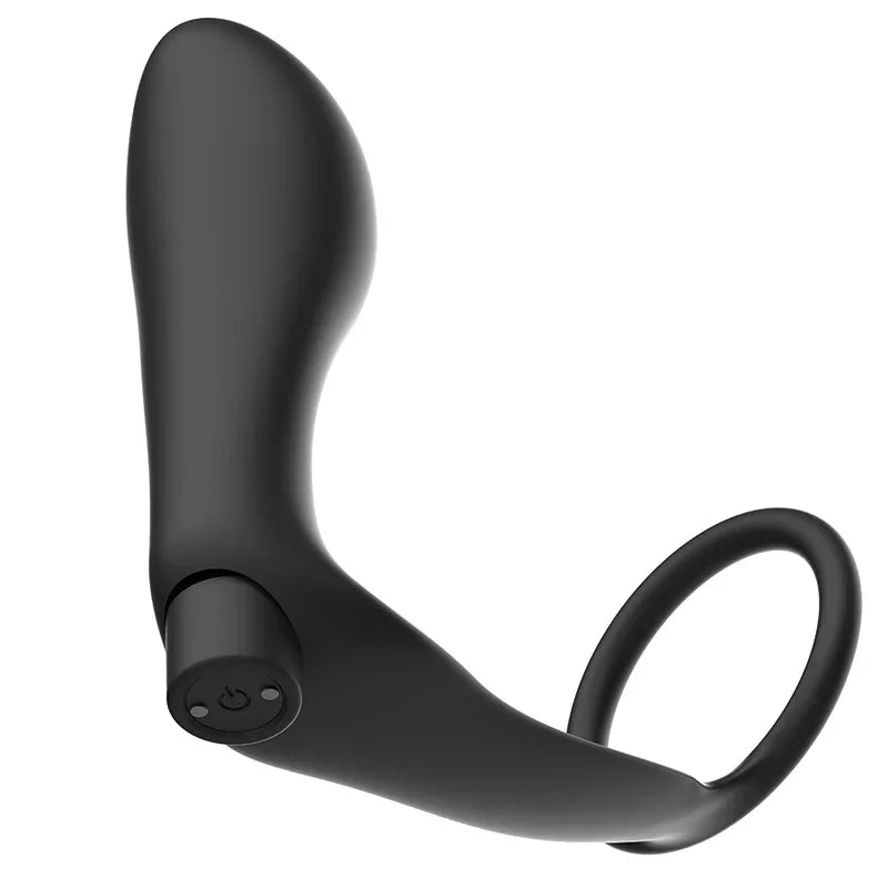ADDICTED TOYS - ANILLA PENE CON PLUG ANAL CONTROL REMOTO NEGRO RECARGABLE - Nuvica