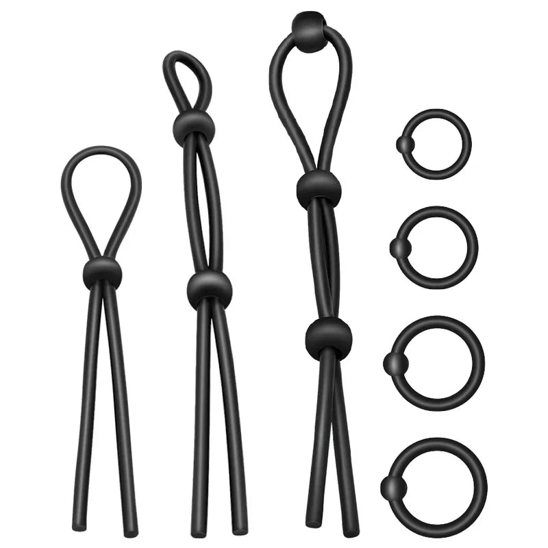 ADDICTED TOYS - KIT DE 7 ANILLAS SILICONA FLEXIBLE - Nuvica