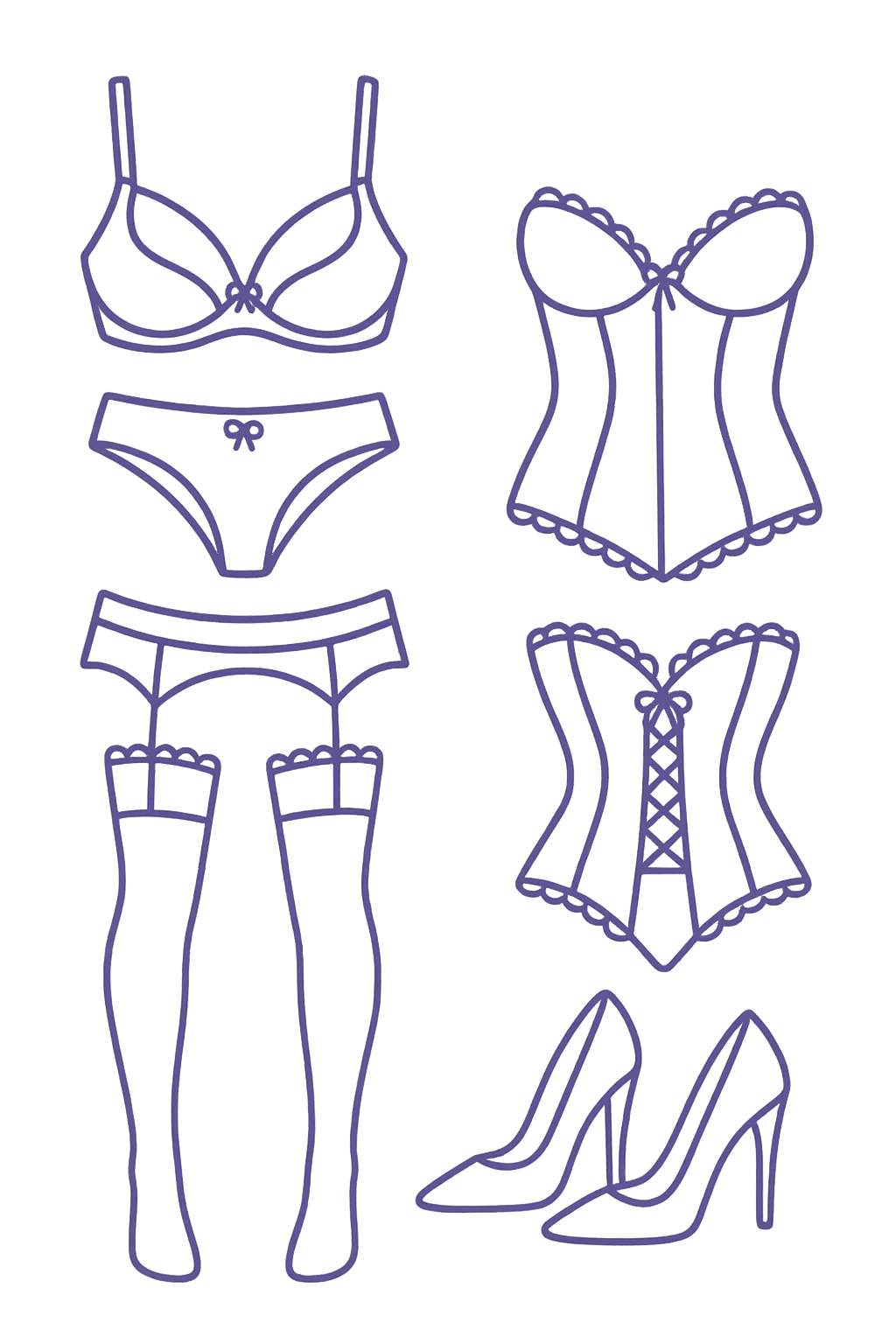 Conjunto de lencería sexy