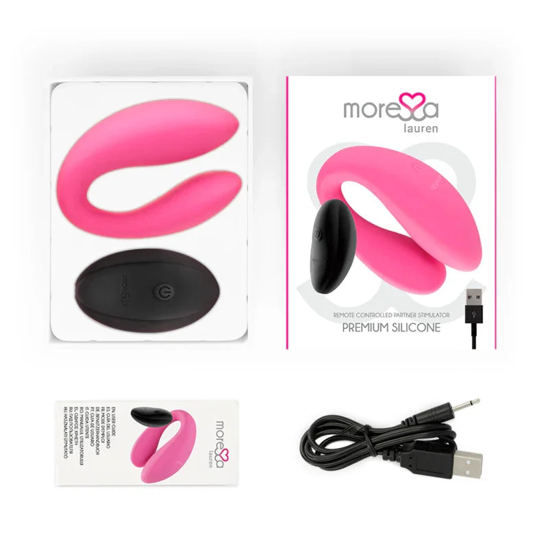 MORESSA - LAUREN CONTROL REMOTO ESTIMULADOR PARA PAREJAS - Nuvica