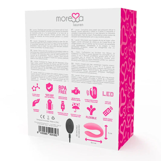 MORESSA - LAUREN CONTROL REMOTO ESTIMULADOR PARA PAREJAS - Nuvica