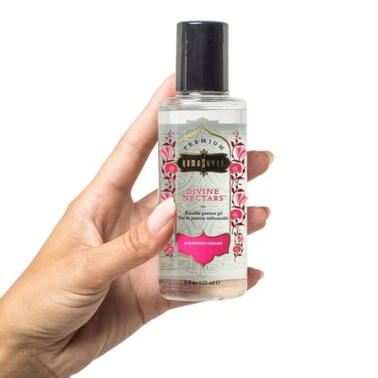KAMASUTRA - DIVINE NECTARS LUBRICANTE STRAWBERRY DREAM 150 ML - Nuvica
