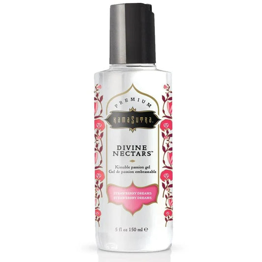 KAMASUTRA - DIVINE NECTARS LUBRICANTE STRAWBERRY DREAM 150 ML - Nuvica