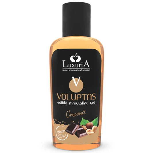 INTIMATELINE LUXURIA - VOLUPTAS GEL MASAJE COMESTIBLE EFECTO CALOR - CHOCONUT 100 ML - Nuvica
