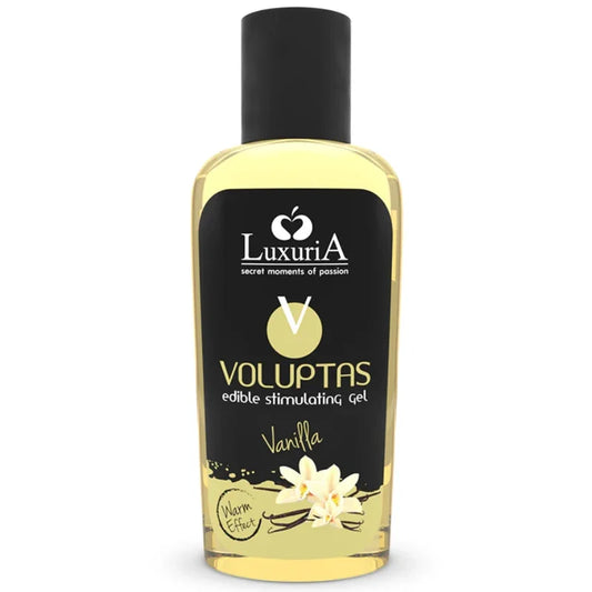 INTIMATELINE LUXURIA - VOLUPTAS GEL MASAJE COMESTIBLE EFECTO CALOR - VAINILLA 100 ML - Nuvica