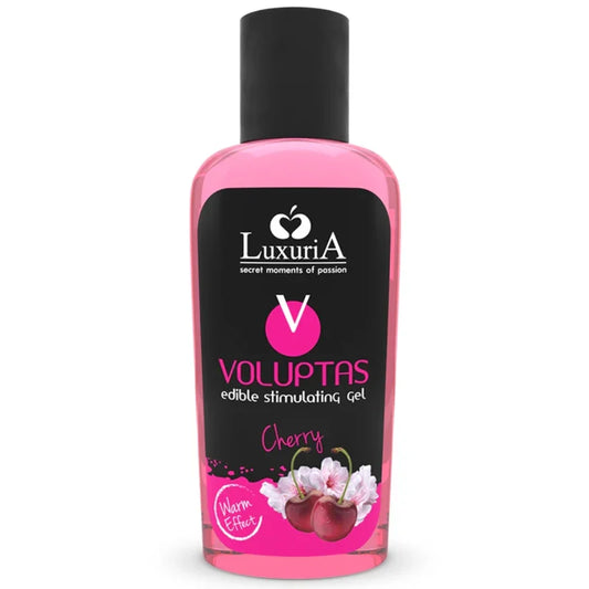 INTIMATELINE LUXURIA - VOLUPTAS GEL MASAJE COMESTIBLE EFECTO CALOR - CEREZA 100 ML - Nuvica