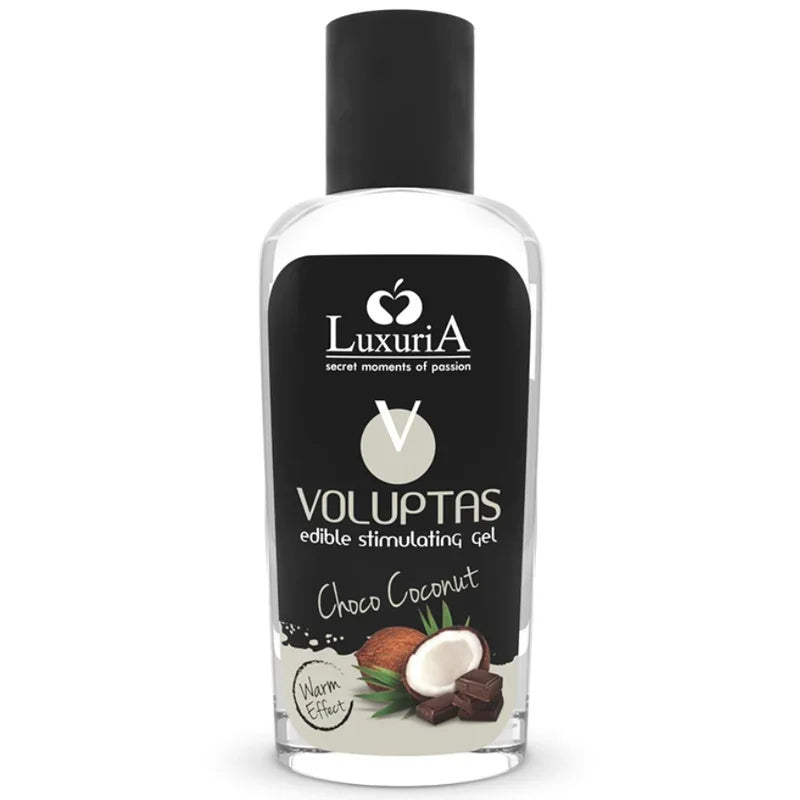 INTIMATELINE LUXURIA - VOLUPTAS GEL MASAJE COMESTIBLE EFECTO CALOR - COCO Y CREMA 100 ML - Nuvica