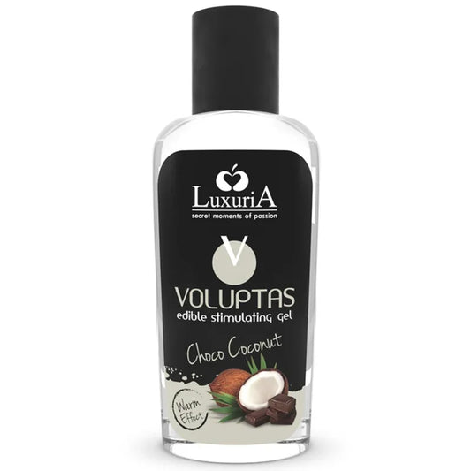 INTIMATELINE LUXURIA - VOLUPTAS GEL MASAJE COMESTIBLE EFECTO CALOR - COCO Y CREMA 100 ML - Nuvica