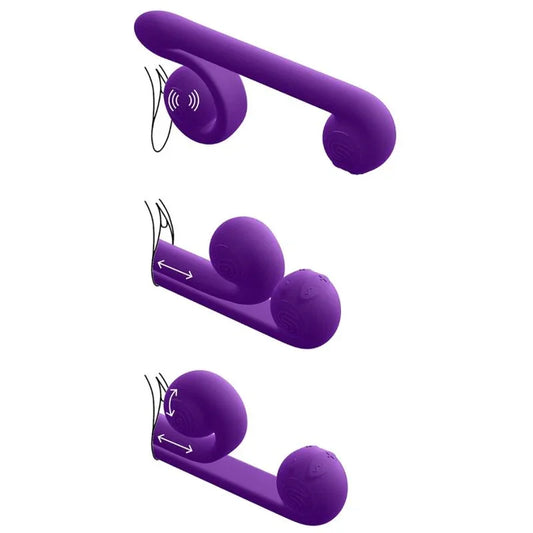 SNAIL VIBE - VIBRADOR MULTIACCIÓN LILA - Nuvica