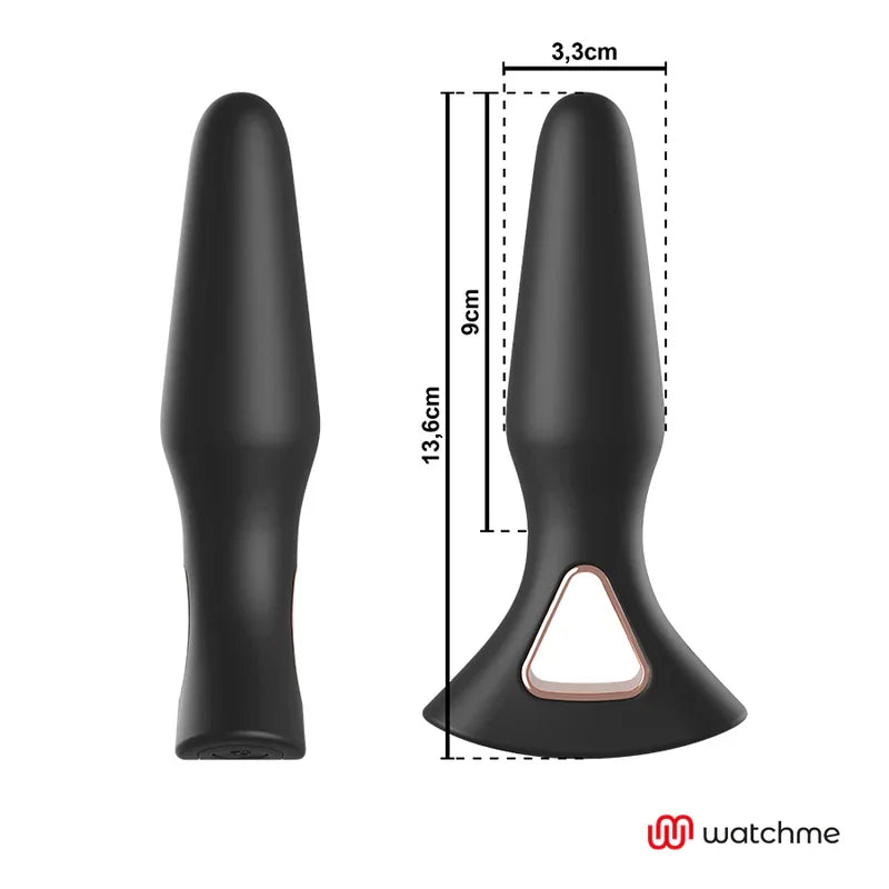 ANBIGUO - WATCHME CONTROL REMOTO VIBRADOR PLUG ANAL ALEXANDRU - Nuvica