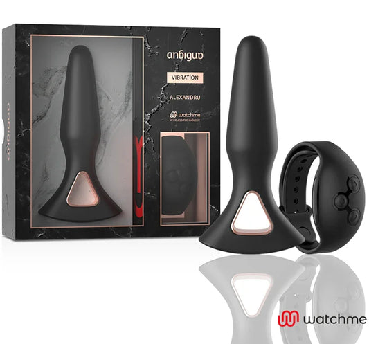 ANBIGUO - WATCHME CONTROL REMOTO VIBRADOR PLUG ANAL ALEXANDRU - Nuvica