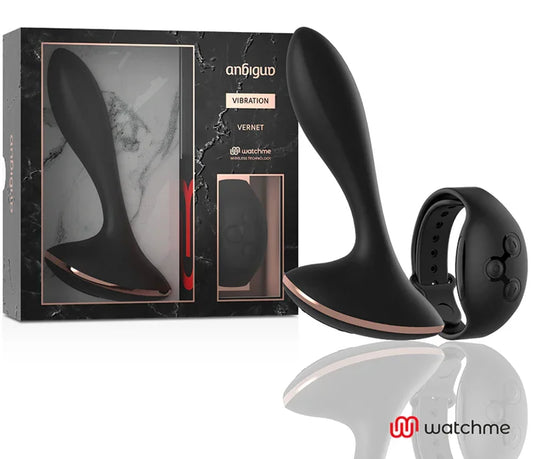 ANBIGUO - WATCHME CONTROL REMOTO VIBRADOR PLUG ANAL VERNET - Nuvica