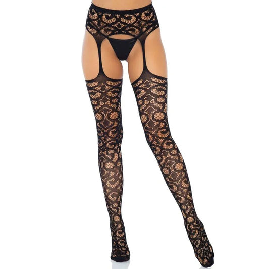 LEG AVENUE - MEDIAS CON LIGUERO TALLA ÚNICA - Nuvica