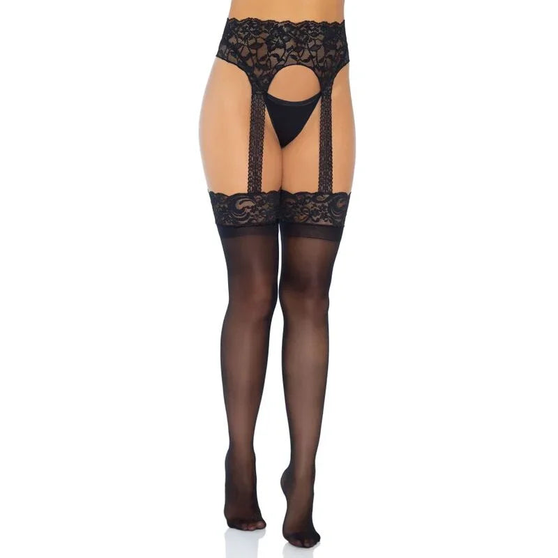 LEG AVENUE - MEDIAS CON LIGUERO OPACAS TALLA ÚNICA - Nuvica