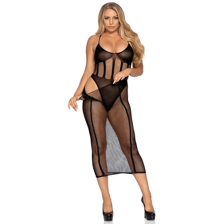 LEG AVENUE - SET BODYSUIT Y FALDA TALLA ÚNICA - Nuvica