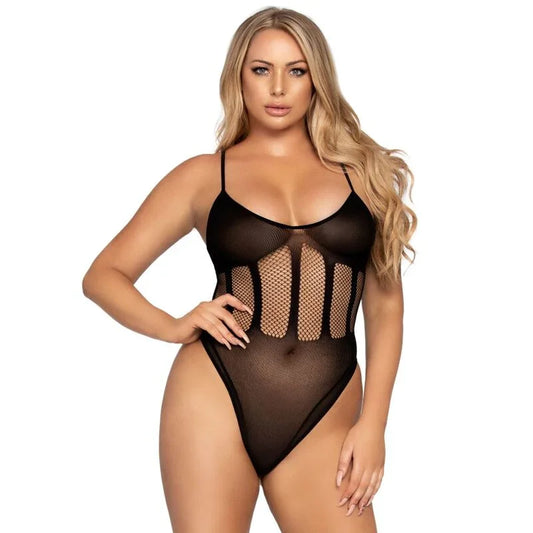 LEG AVENUE - SET BODYSUIT Y FALDA TALLA ÚNICA - Nuvica