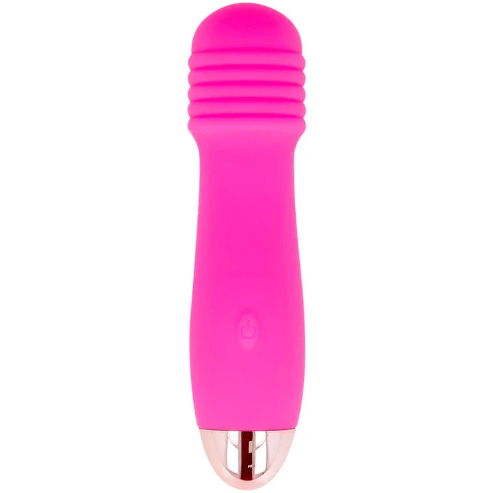 DOLCE VITA - VIBRADOR RECARGABLE THREE ROSA 7 VELOCIDADES - Nuvica