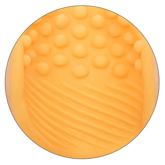 CALEXOTICS - BEADED GRIP MASTURBADOR TEXTURADO NARANJA - Nuvica