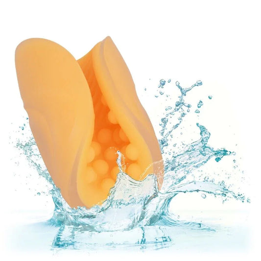 CALEXOTICS - BEADED GRIP MASTURBADOR TEXTURADO NARANJA - Nuvica