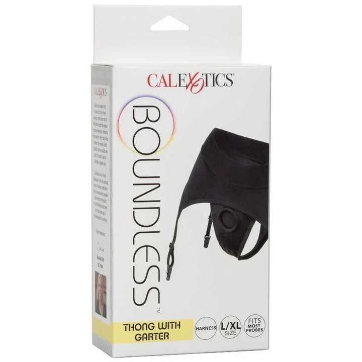 CALEXOTICS - BOUNDLESS ARNÉS TANGA CON LIGUERO L/XL - Nuvica