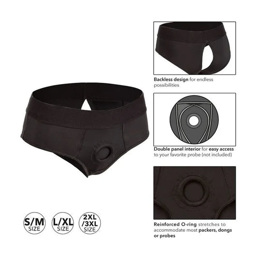 CALEXOTICS - BOUNDLESS ARNÉS CALZONCILLO CON ABERTURA TRASERA S/M - Nuvica