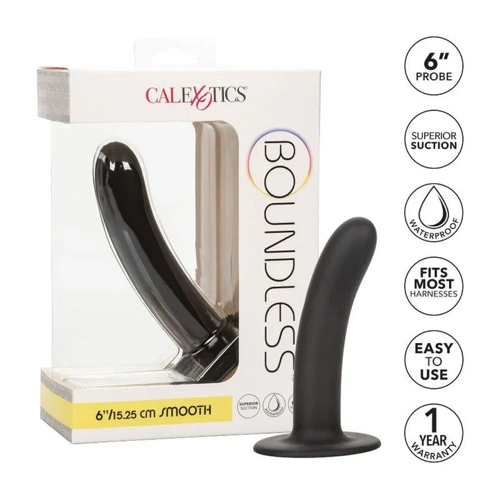 CALEXOTICS - BOUNDLESS DILDO LISO 15.25 CM COMPATIBLE CON ARNÉS - Nuvica
