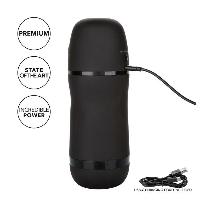CALEXOTICS - OPTIMUM POWER MASTURBADOR CON VIBRACIÓN Y ONDAS ESTIMULADORAS - Nuvica