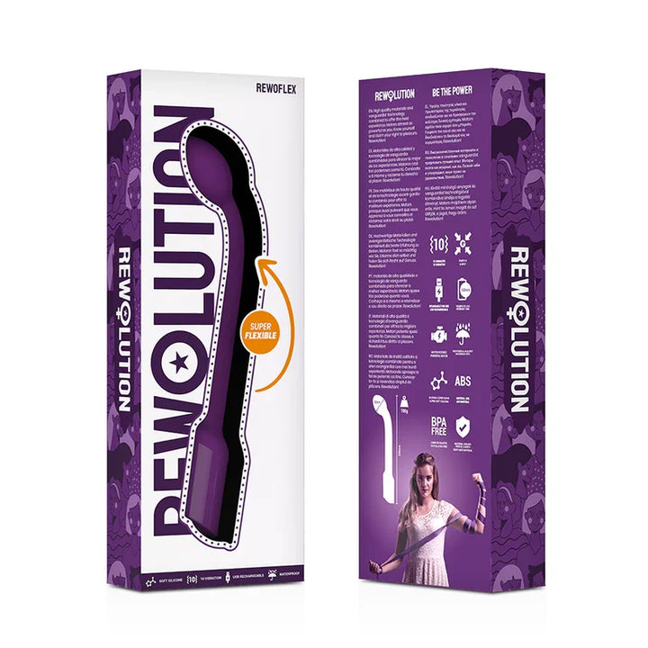 REWOLUTION - REWOFLEX VIBRADOR ESTIMULADOR PUNTO G FLEXIBLE - Nuvica