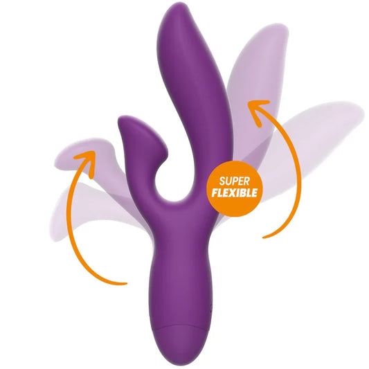 REWOLUTION - REWOFUN VIBRADOR FLEXIBLE CON RABBIT - Nuvica
