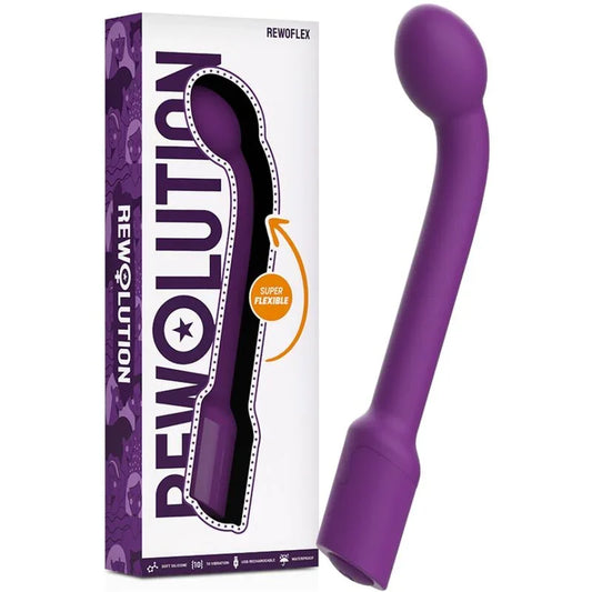 REWOLUTION - REWOFLEX VIBRADOR ESTIMULADOR PUNTO G FLEXIBLE - Nuvica